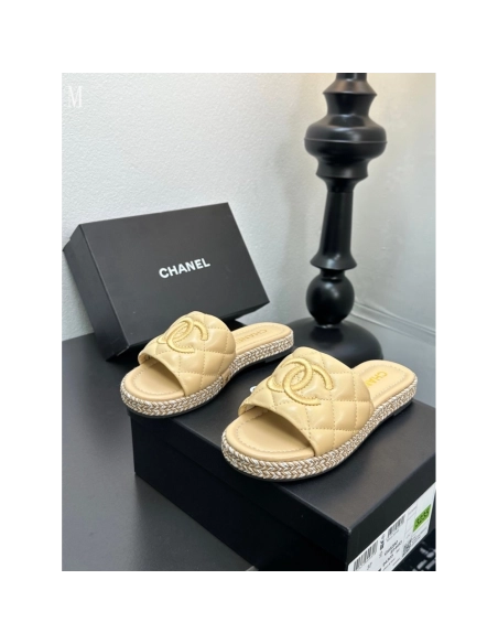 Chanel Slippers 052,Chanel Slippers,Slides Slippers,More Brands