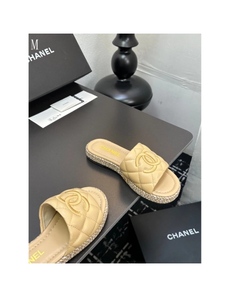 Chanel Slippers 052,Chanel Slippers,Slides Slippers,More Brands