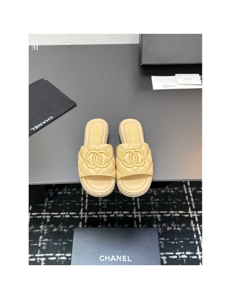 Chanel Slippers 052,Chanel Slippers,Slides Slippers,More Brands