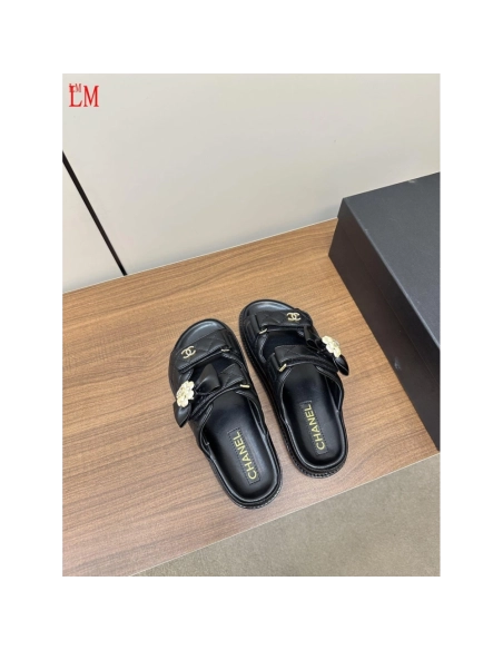 Chanel Slippers 055,Chanel Slippers,Slides Slippers,More Brands