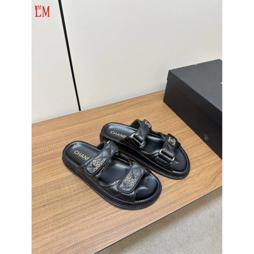 Chanel Slippers 058,Chanel Slippers,Slides Slippers,More Brands