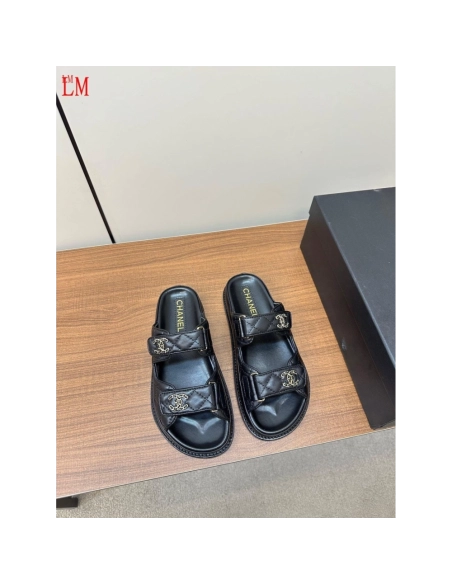 Chanel Slippers 062,Chanel Slippers,Slides Slippers,More Brands