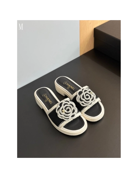 Chanel Slippers 122,Chanel Slippers,Slides Slippers,More Brands