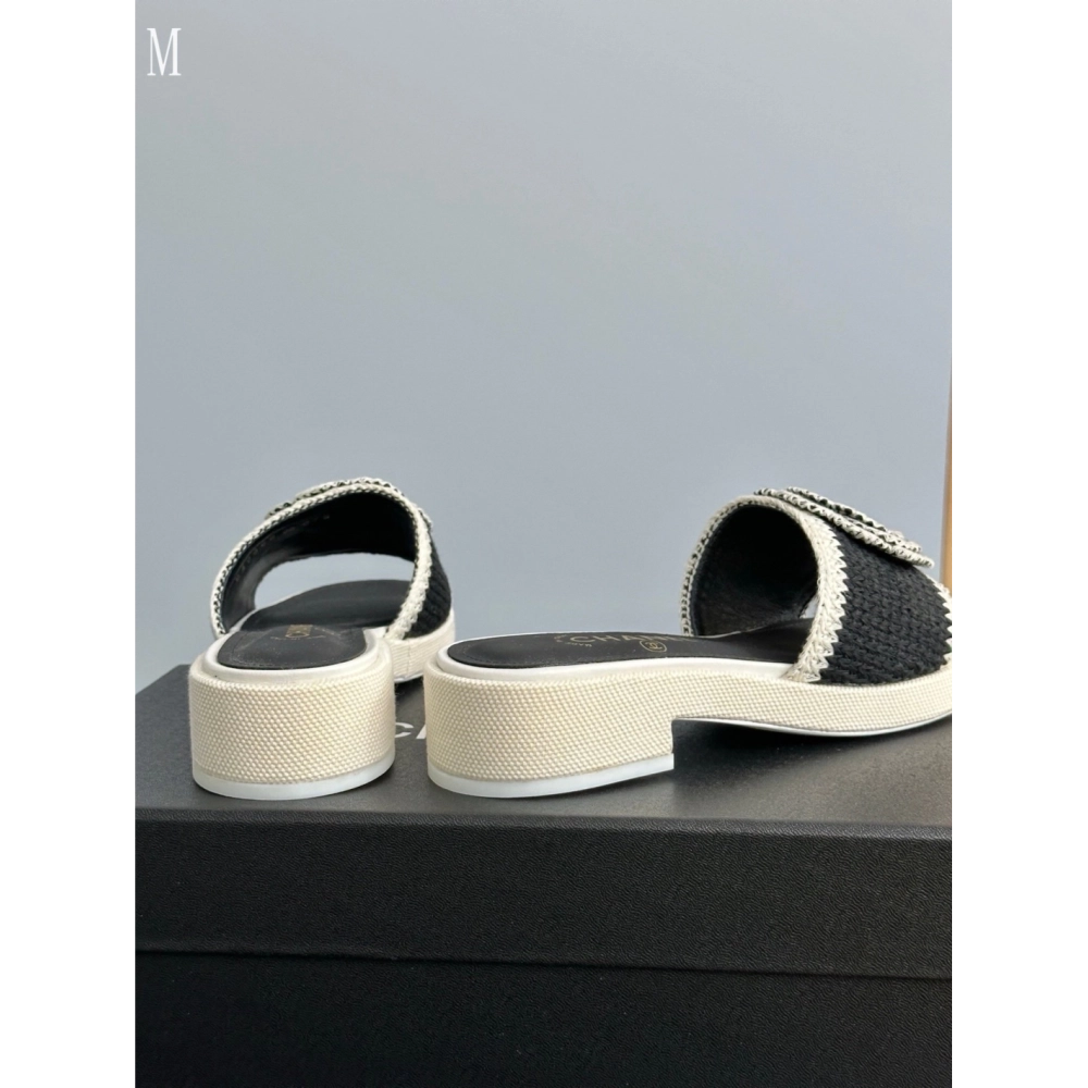 Chanel Slippers 122,Chanel Slippers,Slides Slippers,More Brands
