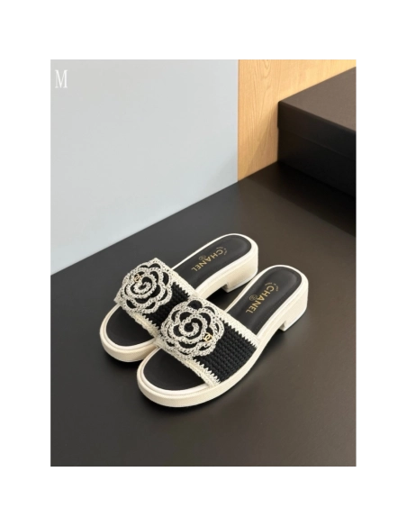 Chanel Slippers 122,Chanel Slippers,Slides Slippers,More Brands