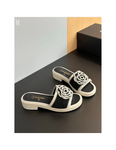Chanel Slippers 122,Chanel Slippers,Slides Slippers,More Brands