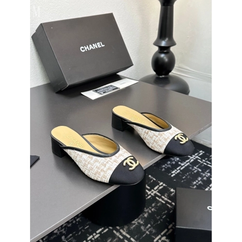 Chanel Slippers 073,Chanel Slippers,Slides Slippers,More Brands