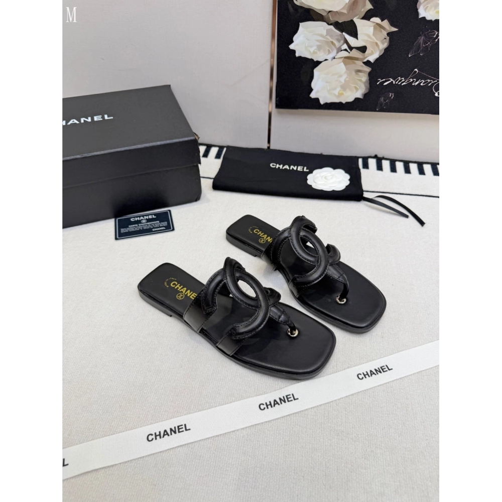 Chanel Slippers 143,Chanel Slippers,Slides Slippers,More Brands