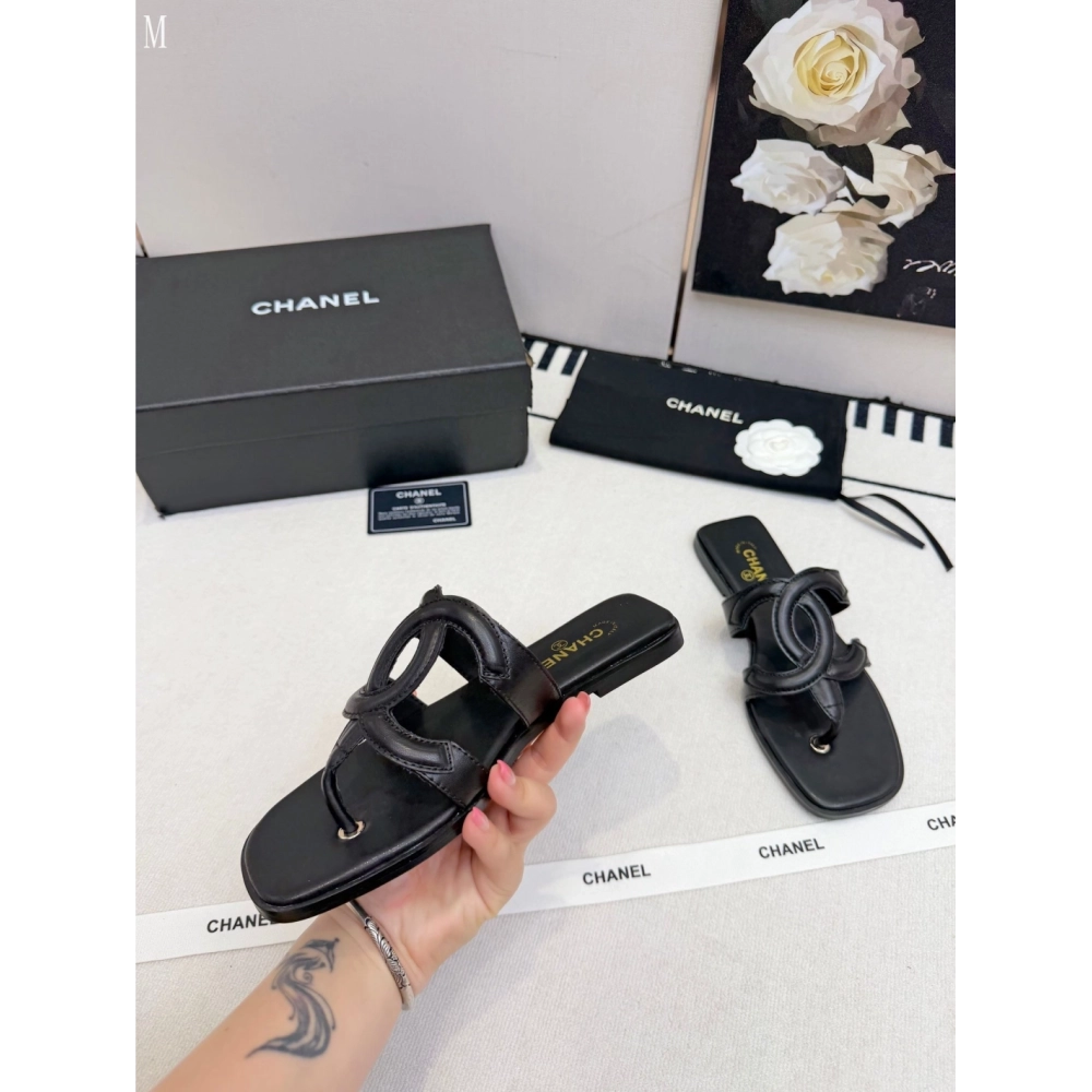 Chanel Slippers 143,Chanel Slippers,Slides Slippers,More Brands