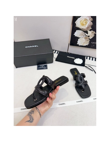 Chanel Slippers 143,Chanel Slippers,Slides Slippers,More Brands