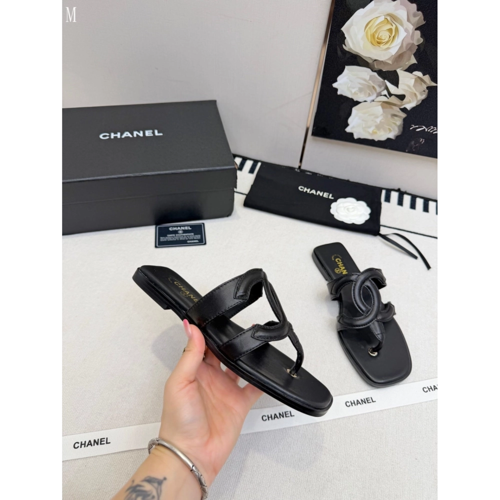 Chanel Slippers 143,Chanel Slippers,Slides Slippers,More Brands