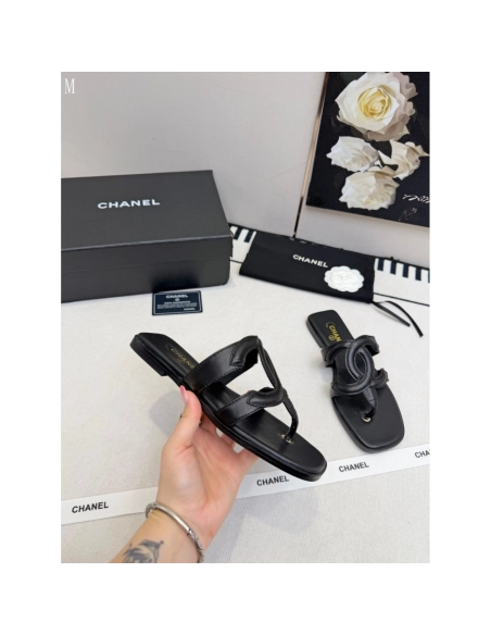 Chanel Slippers 143,Chanel Slippers,Slides Slippers,More Brands