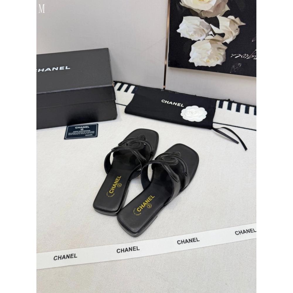 Chanel Slippers 143,Chanel Slippers,Slides Slippers,More Brands