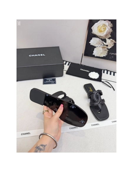 Chanel Slippers 143,Chanel Slippers,Slides Slippers,More Brands