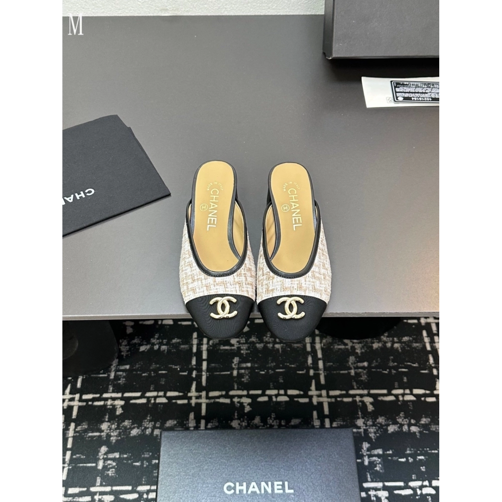 Chanel Slippers 073,Chanel Slippers,Slides Slippers,More Brands