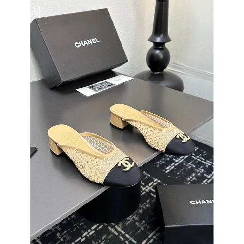 Chanel Slippers 074,Chanel Slippers,Slides Slippers,More Brands