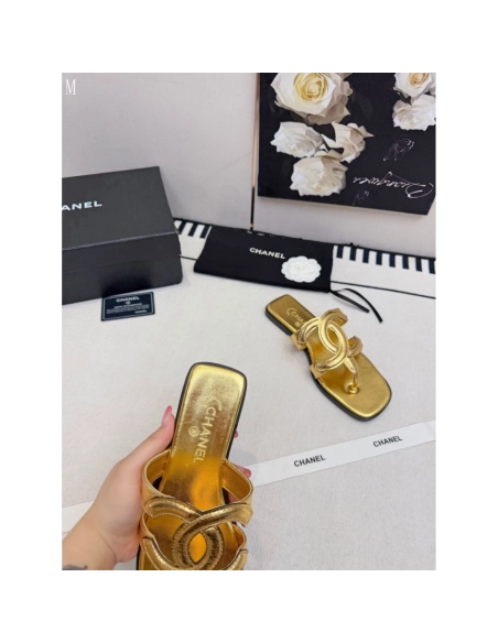 Chanel Slippers 147,Chanel Slippers,Slides Slippers,More Brands
