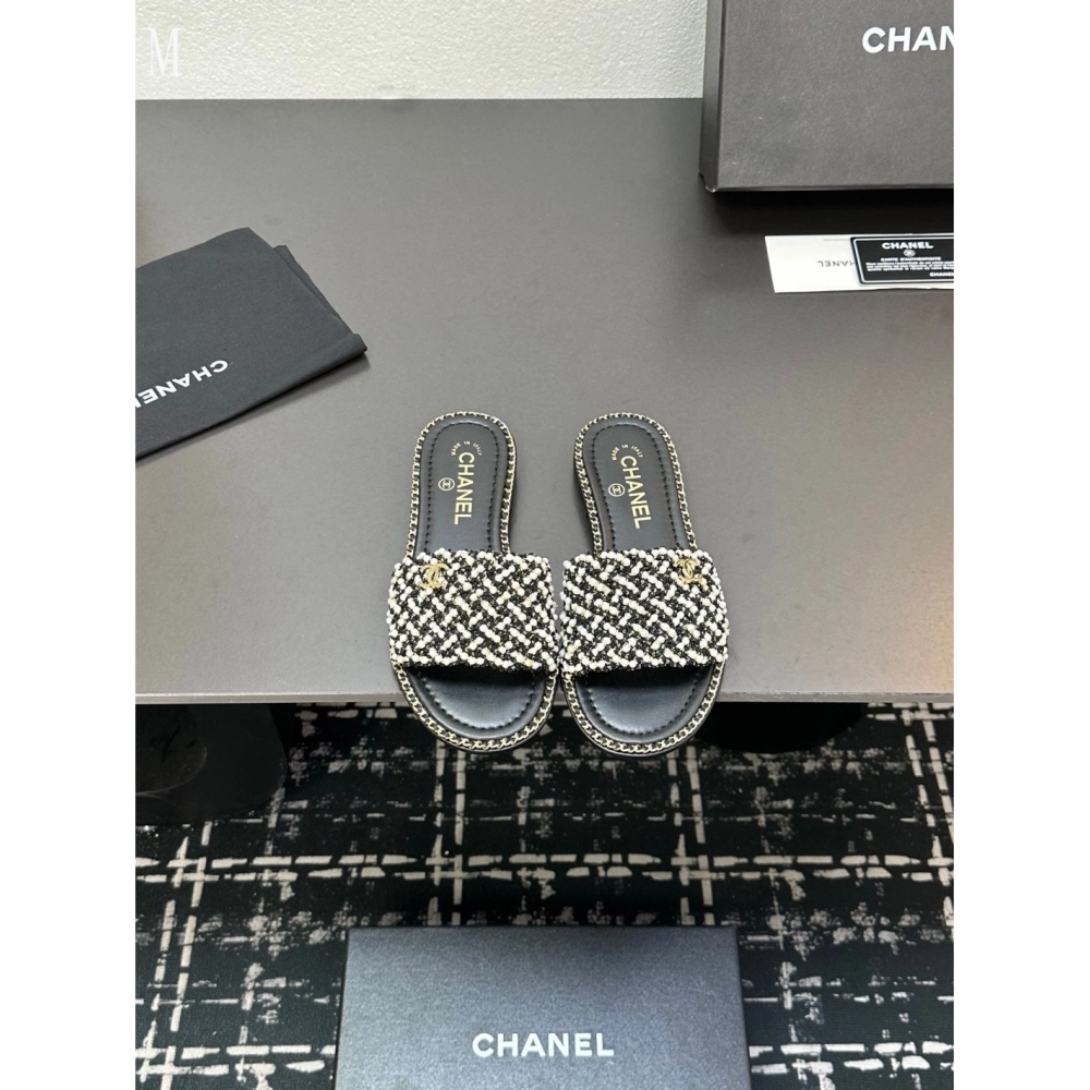 Chanel Slippers 089,Chanel Slippers,Slides Slippers,More Brands