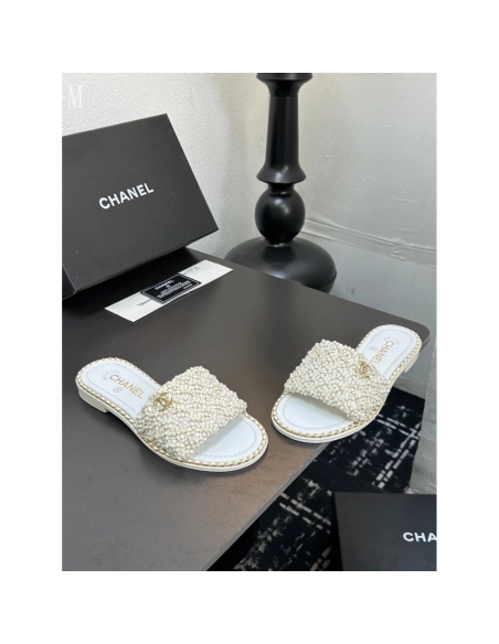 Chanel Slippers 090,Chanel Slippers,Slides Slippers,More Brands