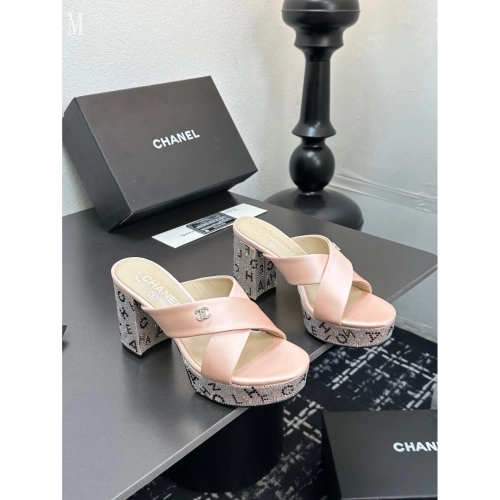 Chanel Slippers 091,Chanel Slippers,Slides Slippers,More Brands