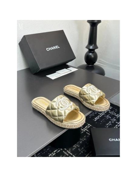 Chanel Slippers 100,Chanel Slippers,Slides Slippers,More Brands