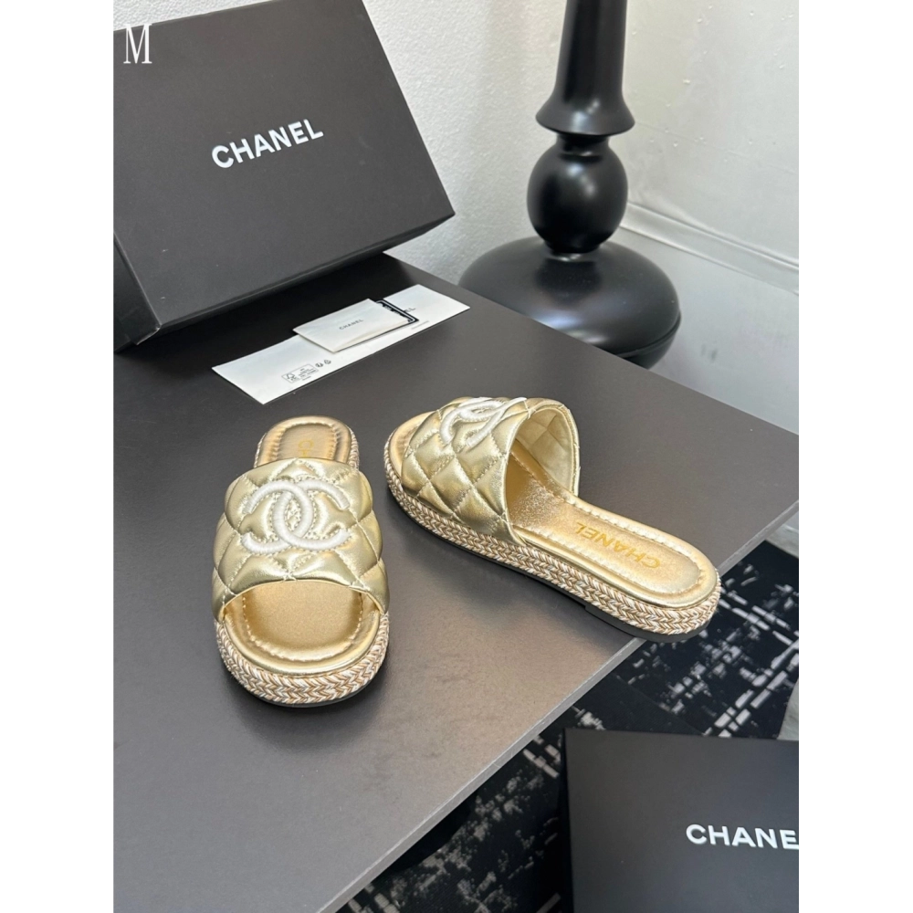 Chanel Slippers 100,Chanel Slippers,Slides Slippers,More Brands