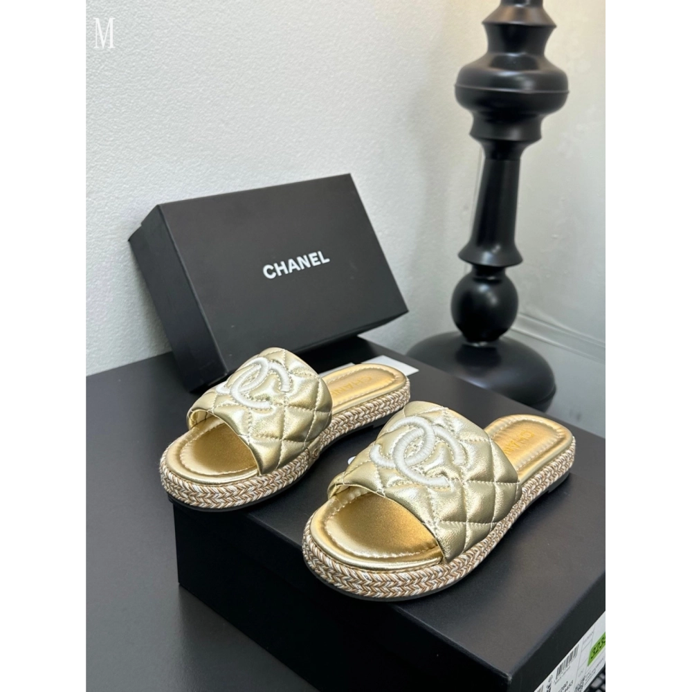 Chanel Slippers 100,Chanel Slippers,Slides Slippers,More Brands