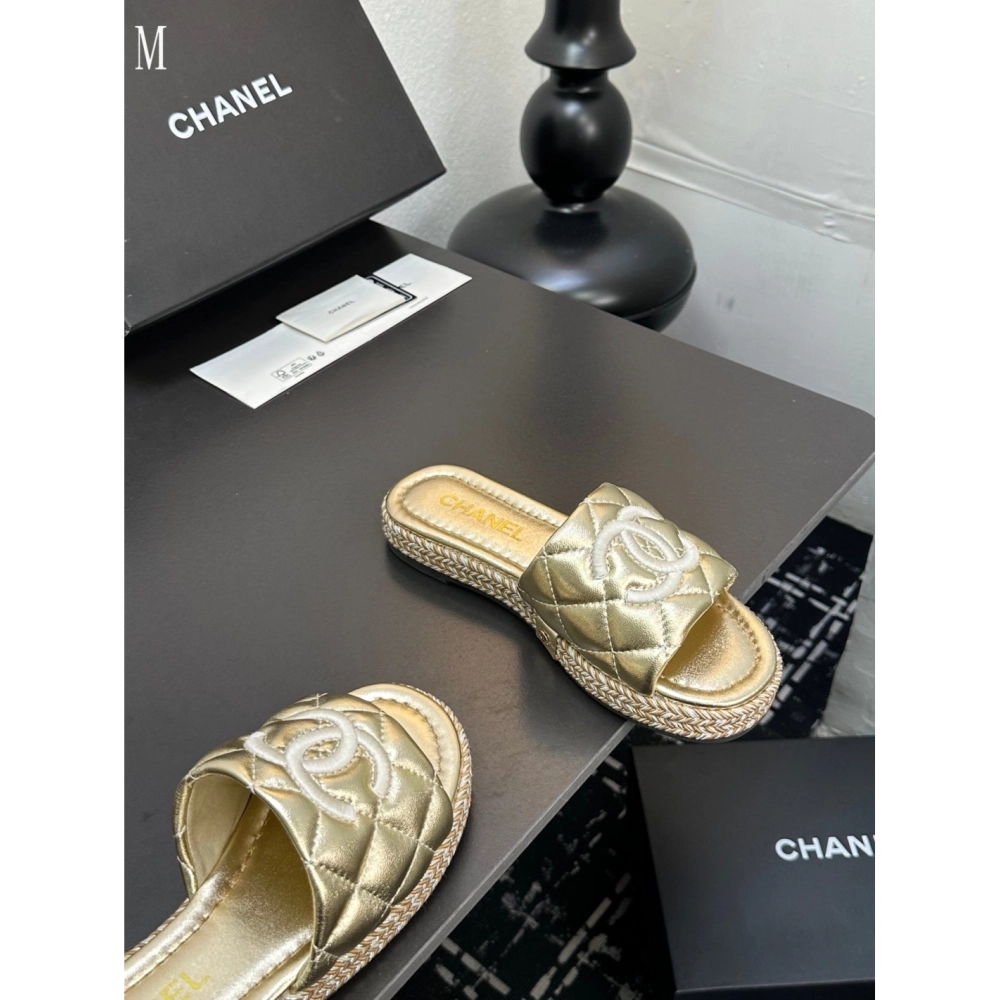 Chanel Slippers 100,Chanel Slippers,Slides Slippers,More Brands