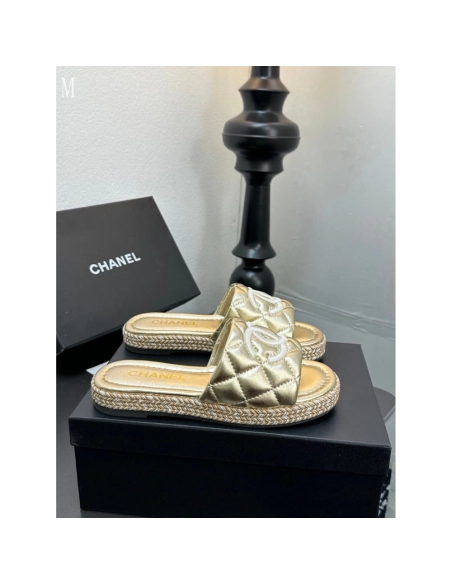 Chanel Slippers 100,Chanel Slippers,Slides Slippers,More Brands