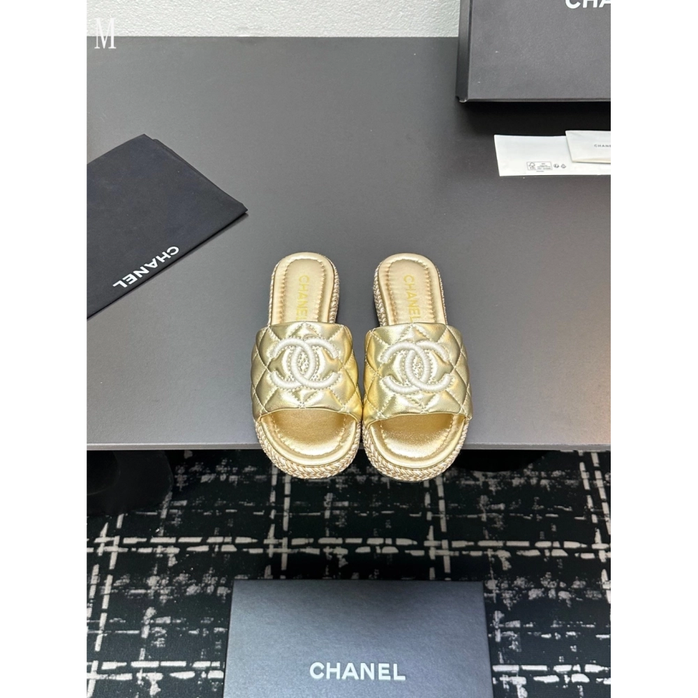 Chanel Slippers 100,Chanel Slippers,Slides Slippers,More Brands