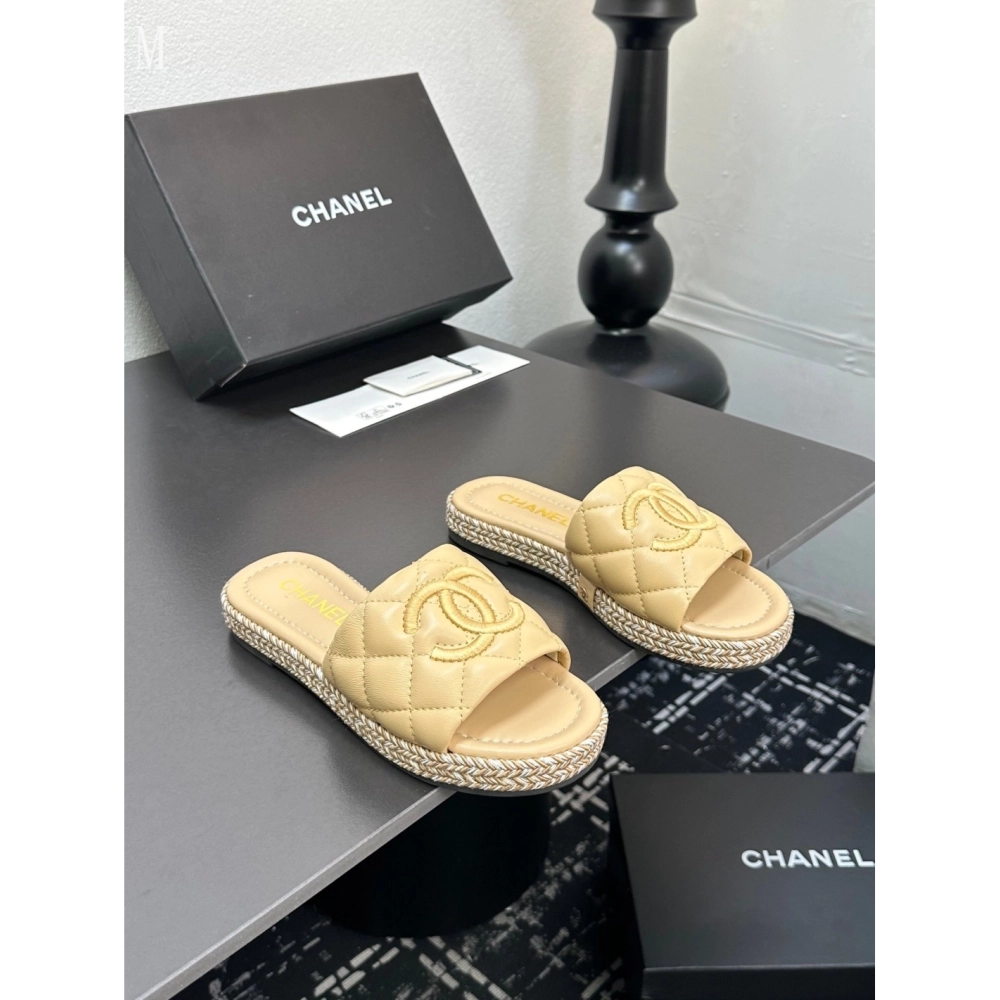 Chanel Slippers 104,Chanel Slippers,Slides Slippers,More Brands