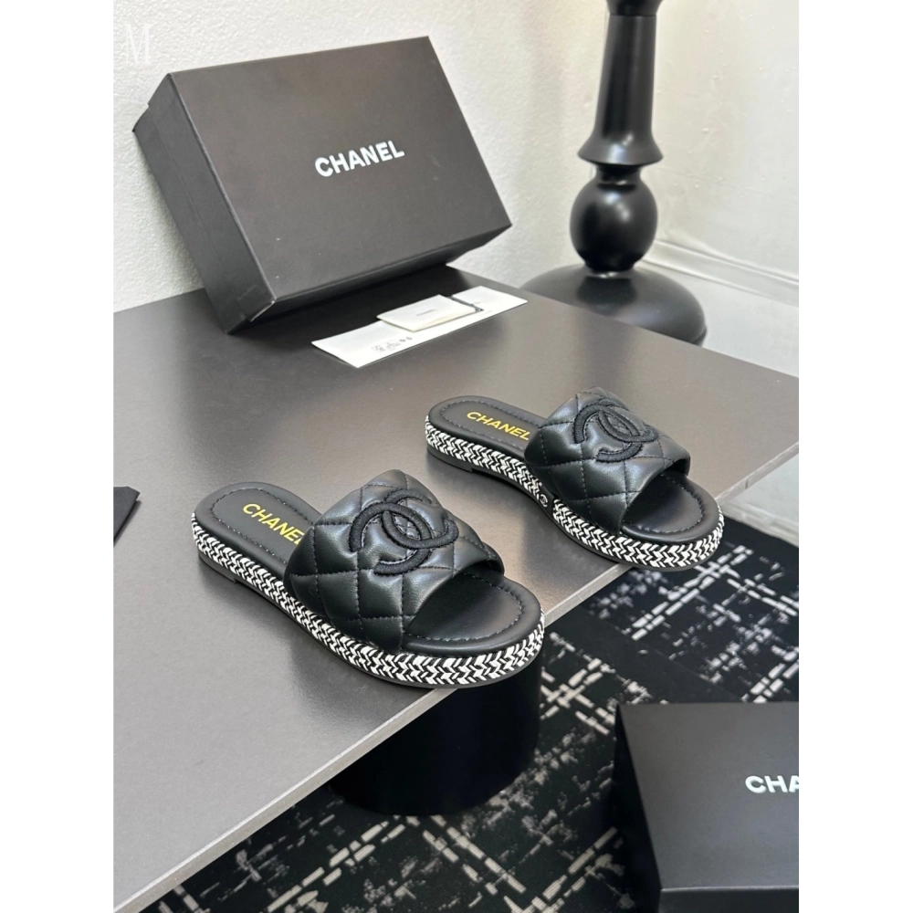 Chanel Slippers 105,Chanel Slippers,Slides Slippers,More Brands