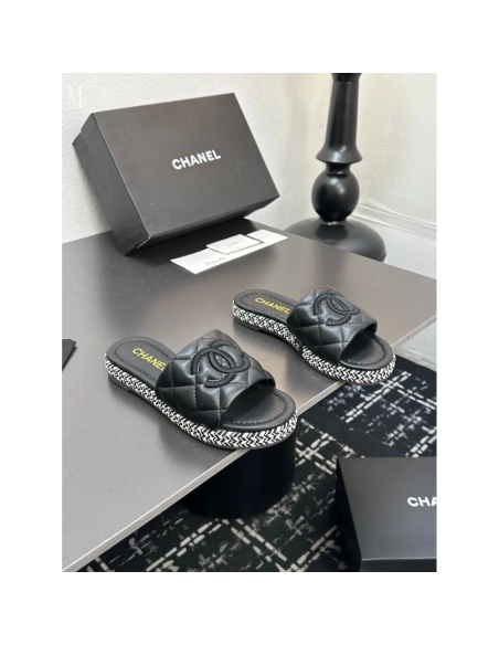 Chanel Slippers 105,Chanel Slippers,Slides Slippers,More Brands