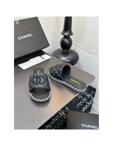 Chanel Slippers 105,Chanel Slippers,Slides Slippers,More Brands