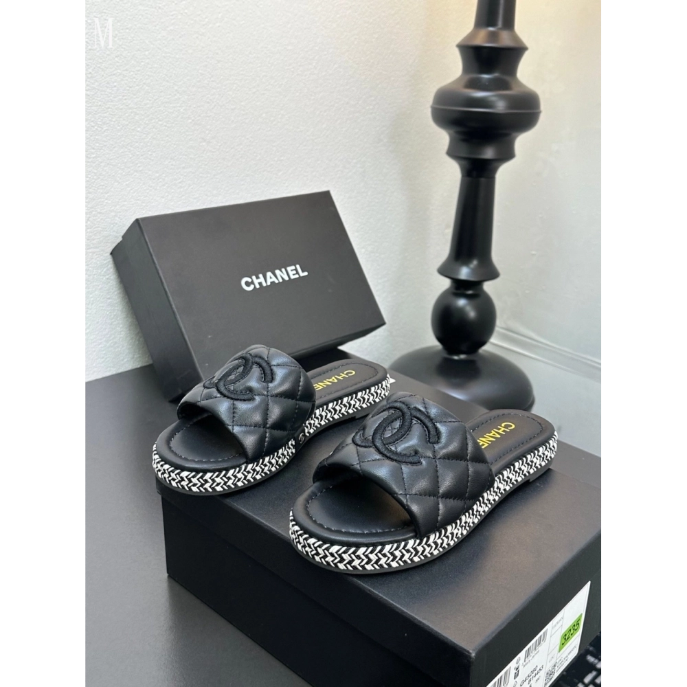 Chanel Slippers 105,Chanel Slippers,Slides Slippers,More Brands