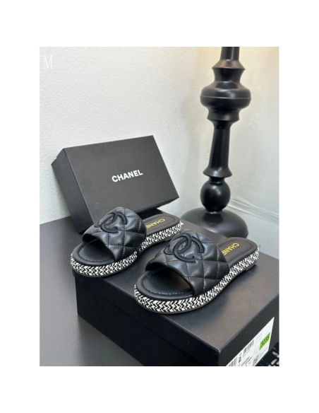 Chanel Slippers 105,Chanel Slippers,Slides Slippers,More Brands