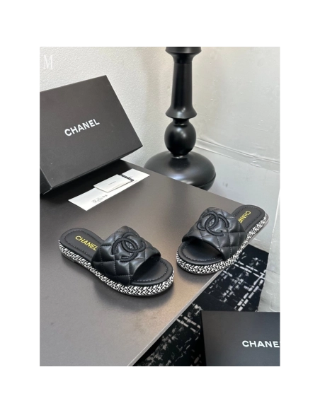 Chanel Slippers 105,Chanel Slippers,Slides Slippers,More Brands