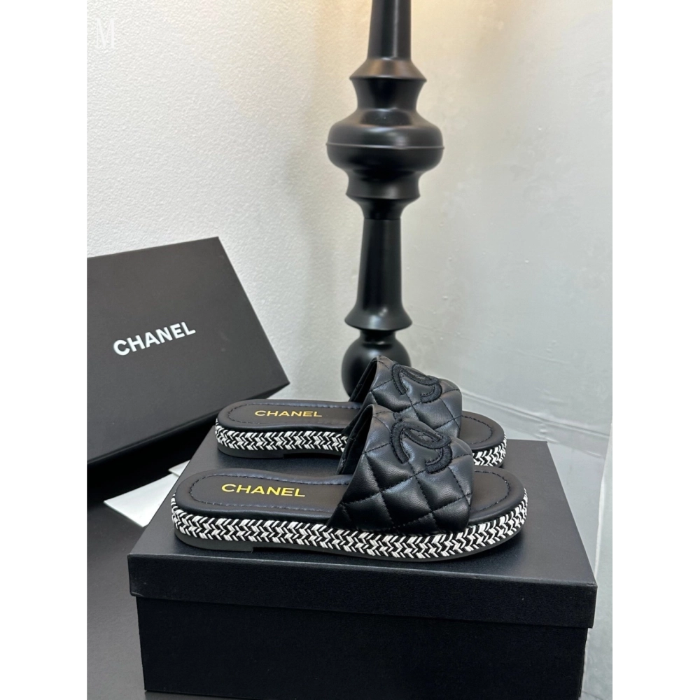 Chanel Slippers 105,Chanel Slippers,Slides Slippers,More Brands