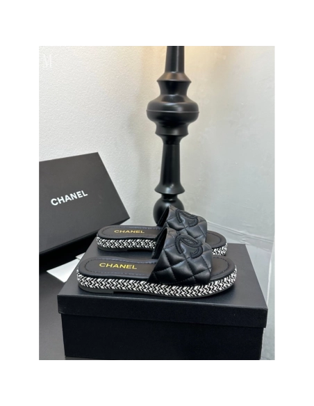 Chanel Slippers 105,Chanel Slippers,Slides Slippers,More Brands