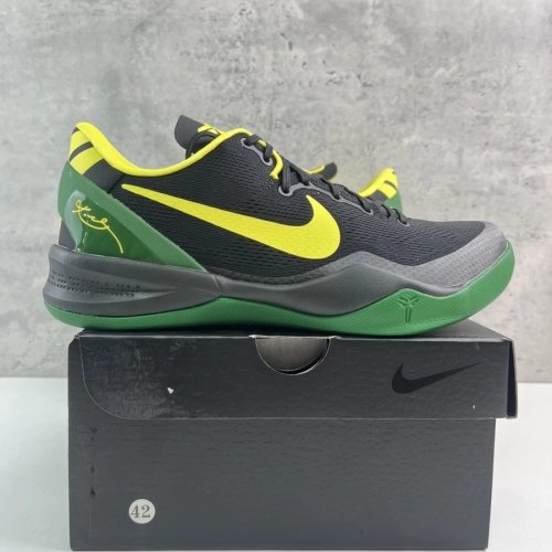 Kobe 8 Protro Black Green,NIKE KOBE,NIKE SHOES