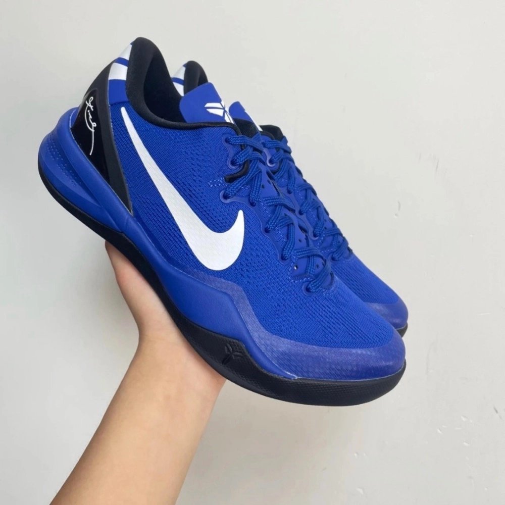 Kobe 8 Protro Blue White,NIKE KOBE,NIKE SHOES