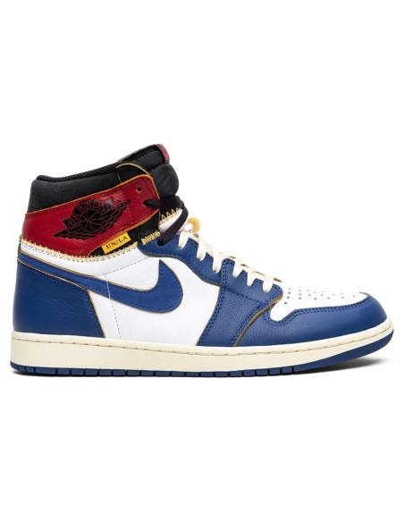 UNION LOS ANGELES BLUE TOE AIR JORDAN 1 RETRO HIGH BV1300 146,AIR JORDAN 1 HIGH,Air Jordan