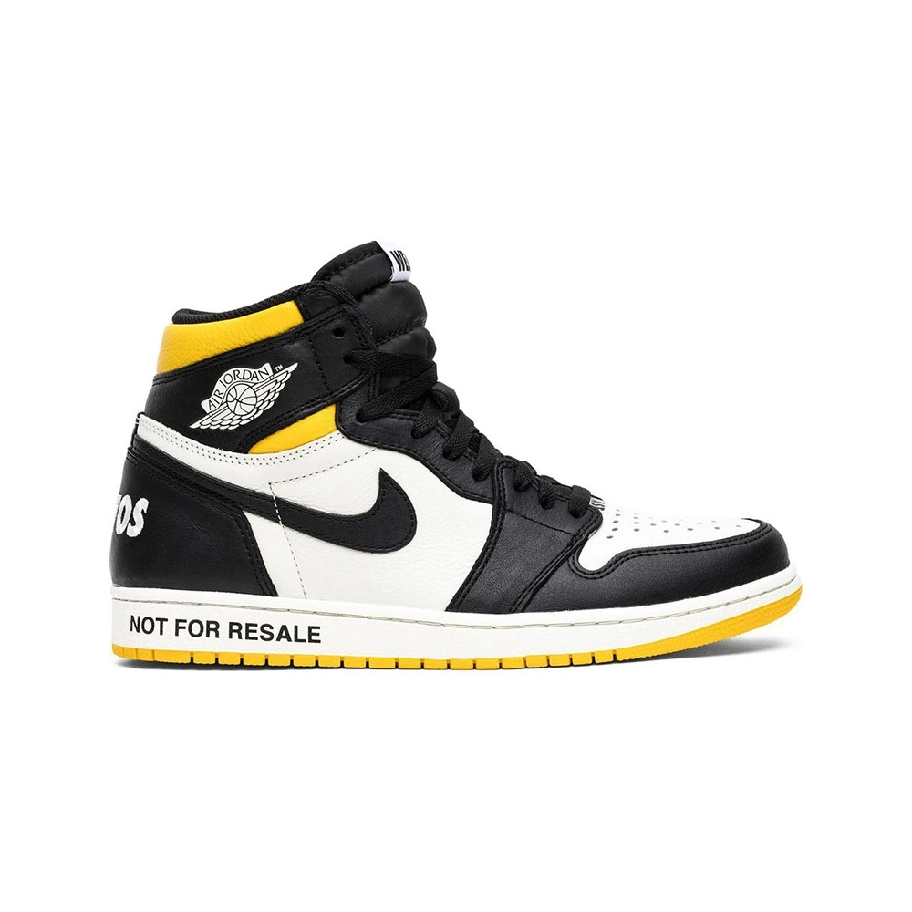 AIR JORDAN 1 RETRO HIGH OG NRG NOT FOR RESALE YELLOW 861428 107,AIR JORDAN 1 HIGH,Air Jordan