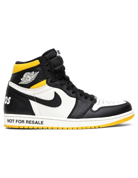 AIR JORDAN 1 RETRO HIGH OG NRG NOT FOR RESALE YELLOW 861428 107,AIR JORDAN 1 HIGH,Air Jordan