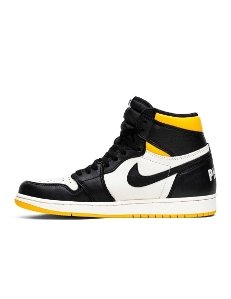 AIR JORDAN 1 RETRO HIGH OG NRG NOT FOR RESALE YELLOW 861428 107,AIR JORDAN 1 HIGH,Air Jordan