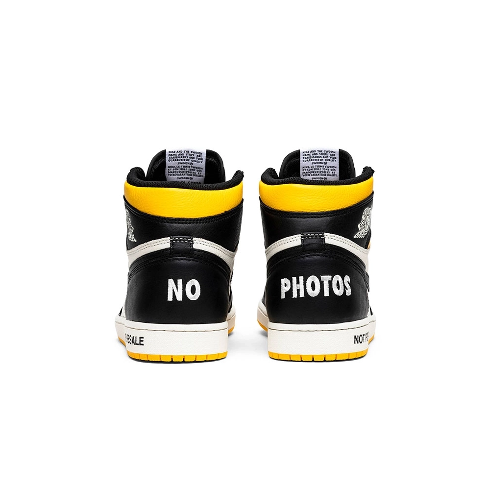 AIR JORDAN 1 RETRO HIGH OG NRG NOT FOR RESALE YELLOW 861428 107,AIR JORDAN 1 HIGH,Air Jordan