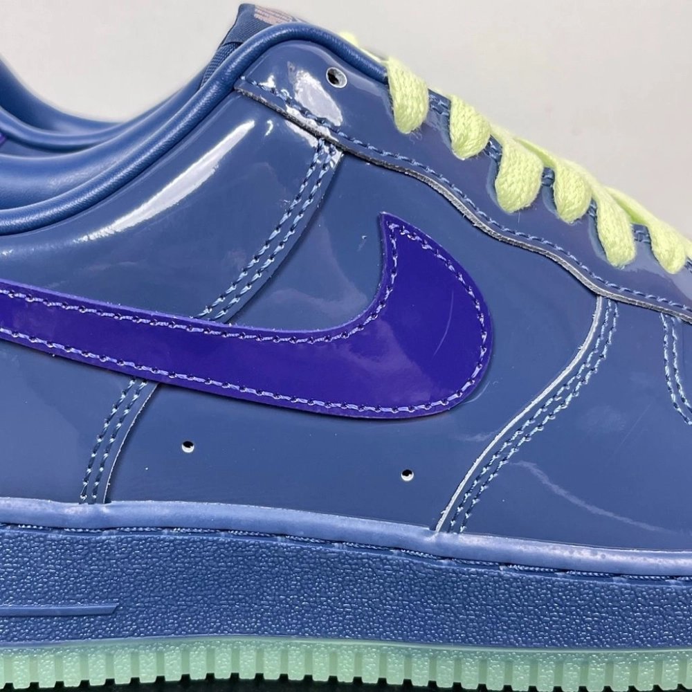 Nike Air Force 1 Low Patent Leather - Mystic Navy Grape Ice,NIKE AIR FORCE,NIKE SHOES