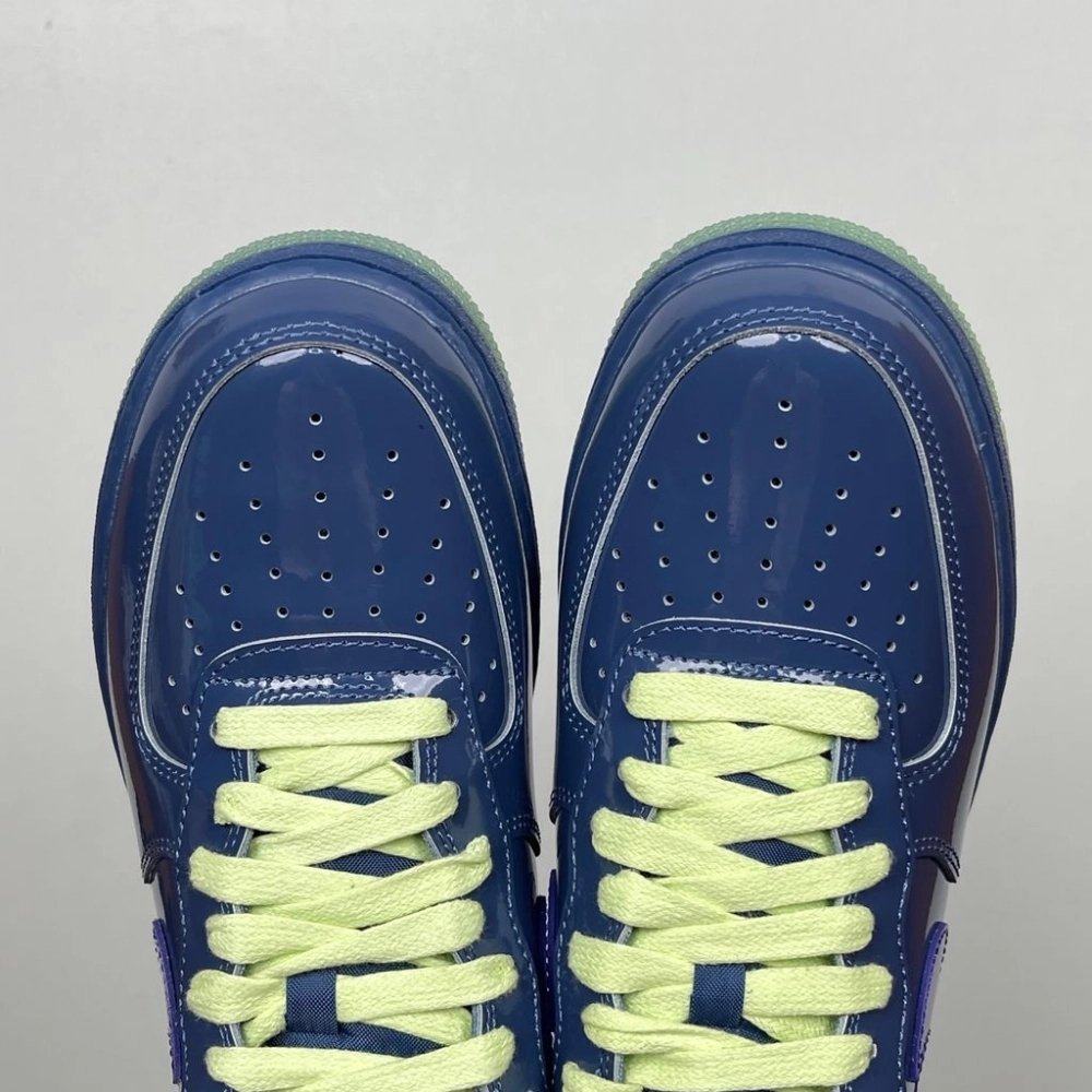 Nike Air Force 1 Low Patent Leather - Mystic Navy Grape Ice,NIKE AIR FORCE,NIKE SHOES