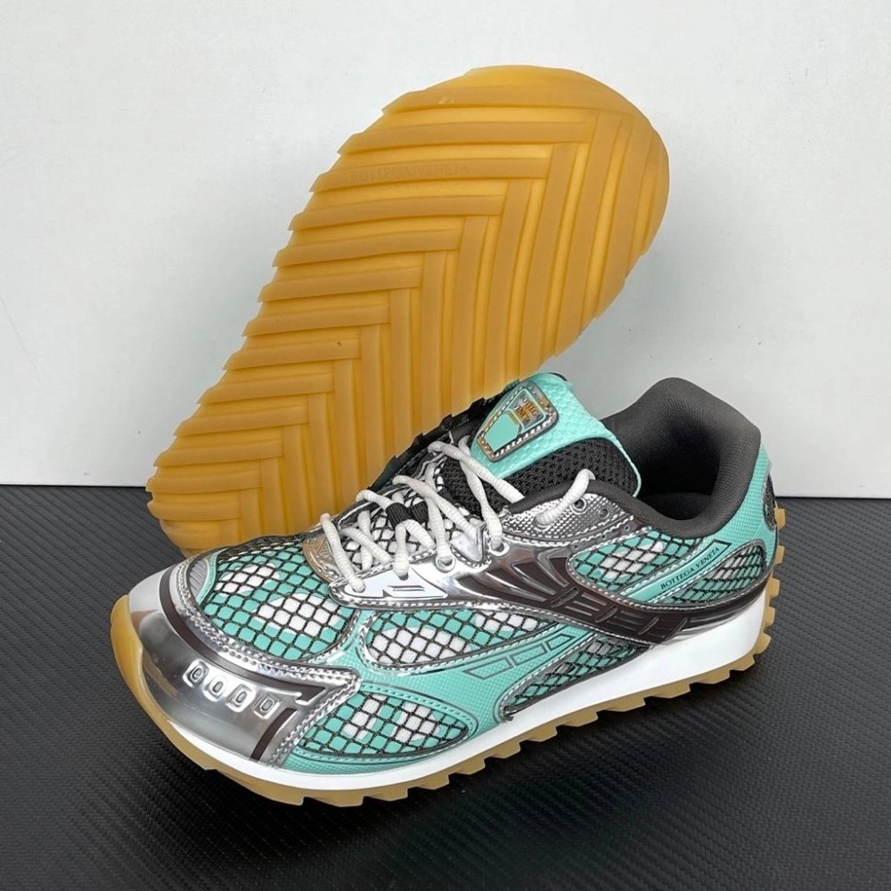 Bottega Veneta Orbit Sneaker - Green Oasis Espresso,BOTTEGA VENETA SNEAKERS,More Brands