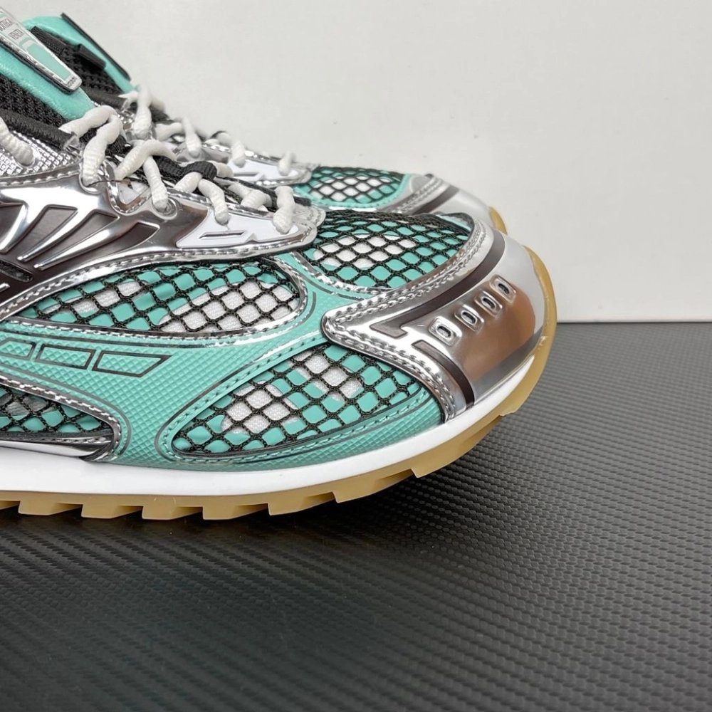 Bottega Veneta Orbit Sneaker - Green Oasis Espresso,BOTTEGA VENETA SNEAKERS,More Brands
